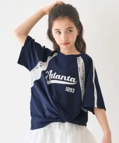 新品未開封　coca レース切替プリントTシャツ キッズ 子供服 女の子