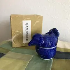 瀬戸焼　古陶園　竹鳳窯　伊藤伊平作 染付　葵紋　汲出茶碗　五客　共箱　C7352 Amazon | 瀬戸焼 古陶園 竹鳳窯 伊藤伊平作 染付 葵紋 汲出茶碗