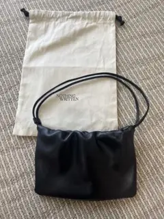 NOTHING WRITTEN ブラックショルダーバッグmini美品
