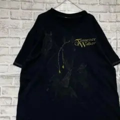 USA製90sヴィンテージTシャツ！シングルステッチ　ブラック半袖古着XL715