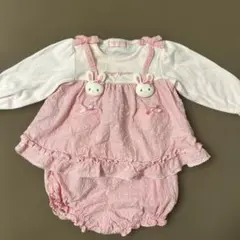 メゾピアノ★ベビーセットアップ80センチ