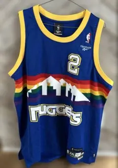 復刻 リーボック ナゲッツ ユニフォーム サイズ2XL イングリッシュ