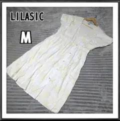 LILASIC/リラシク プリントカシュクールワンピース 花火柄 総柄 Ｍ