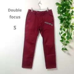 ダブルフォーカス チノパン 【S】 ワインレッド メンズ カラーパンツ W74
