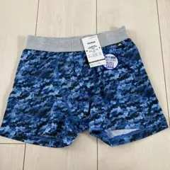 adidas ボクサー　150 新品　青迷彩柄