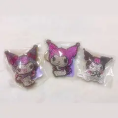 クロミ　キラキラストーンキーホルダー3種