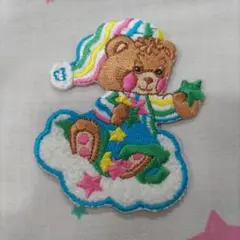 teddy beddy bear　ワッペン　刺繍ワッペン
