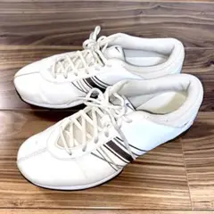 送料込☆ナイキNIKEレディース用ゴルフシューズ /靴23.5㎝ 白 ホワイト