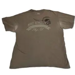 【Used】Nike ナイキ プリント クルーネックTシャツ ブラウン 古着