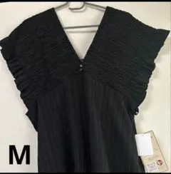 新品 しまむら Lax Dan tia シャーリングサロペット
