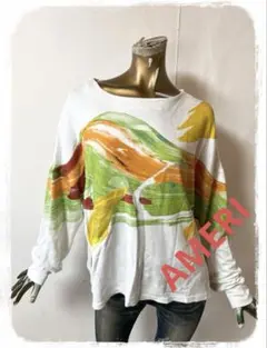 ☘️T16938☘️AMERI HAILEY WAVE ART SWEAT