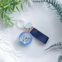 めじるしアクセサリー　ミニシャカ　青　推し活にも◎