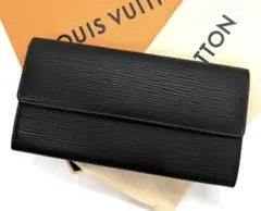 極美品 LOUISVUITTON エピ ポルトモネ クレディ 長財布 ヴィトン