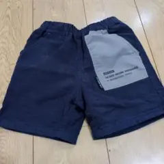 ネイビー 半ズボン ポケット付き　100