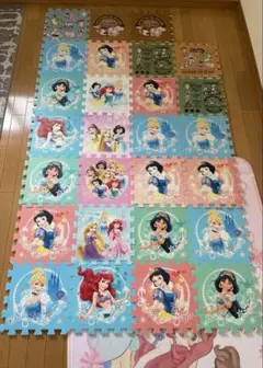 直接受け取り可スポンジマットディズニープリンセス&TOY STORY 27ピース