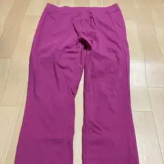 ユニクロ　長ズボン　パンツ　Lサイズ　レディース　カラーパンツ　やわらか