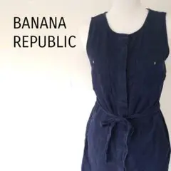 BANANA REPUBLIC フライフロント ノースリーブワンピース