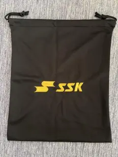SSK グローブ袋　ブラック　刺繍入り　新品未使用