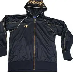 Champion 黒 チャンピオンパーカー