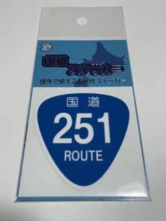 国道251号 ルートステッカー　ブイカントリー