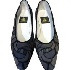 極美品 24cm LANVIN Paris ランバン パリス パンプス