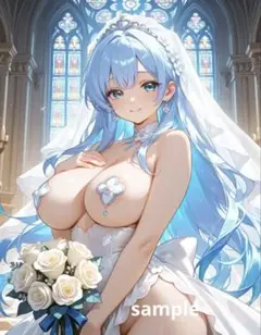 AIイラスト 美女 A4ポスター H62