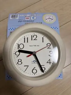 Aqua TIME neo 掛け時計 IPX4防水