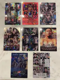 RIZINポテトスティックポスターカード8枚セット