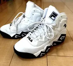FILA マッシュバーン　ホワイト ハイカットスニーカー　28cm