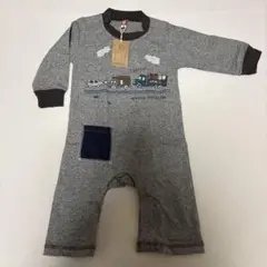 ロンパース 80cm グレー モーニングトラフィックジャム
