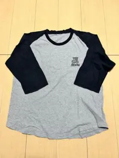 ナインスアポロ Tシャツ ラグラン XLサイズ THE NINTH APOLLO ナインス Tシャツ ラグラン グレー 黒 XL
