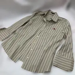 BURBERRY LONDON バーバリー スキッパーシャツ 40 ストレッチ