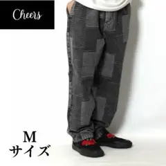 チアーズ Cheers パッチワークデニム テーパード