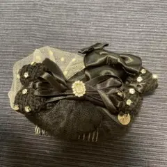 未使用 joujou ヘッドアクセ ブライダル ヘッドドレス リボン コーム
