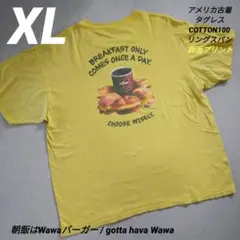 最終価格 アメリカ古着 Wawaバーガー コーヒー ハンバーガー Rock