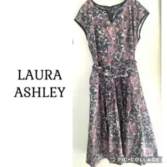大きいサイズ　ローラアシュレイ　ワンピース　13 XL リボン　花　半袖