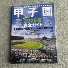 甲子園　2025夏　完全ガイド　高校野球