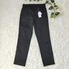 【新品】URBAN RESEARCH　TCツイル テーパードパンツ　L　ブラック
