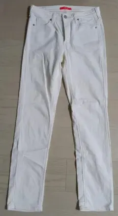 EDWIN エドウィン ホワイト スキニーデニム かなり美品 ストレッチ 28