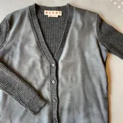 MARNI カーディガン 毛皮 ハラコ グレー