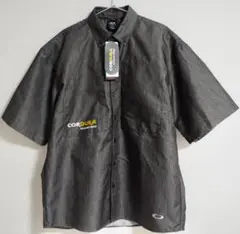 【新品未使用タグ付】OAKLEY×CORDURA 半袖シャツ ダークグレー XL
