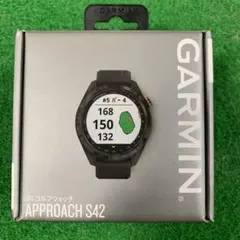 【新品未使用】 GARMIN APPROACH S42 ブラック/カーボングレー