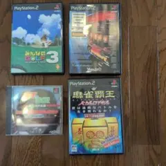 PS2ソフト みんなのGOLF3 他3本セット