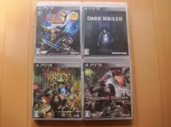 ＰＳ３ソフト４枚セット　モンスターハンターポータブル3rd HD Ver. 他