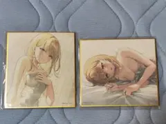 【新品】豚のレバーは加熱しろ オンラインくじ D賞 色紙 2枚セット