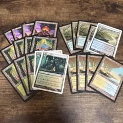 Mtg 土地カードセット 22枚セット