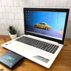 【2017年製】レノボブリザードホワイト☘Win11/新品SSD256☘オフィス