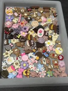 ②デコパーツまとめ100個