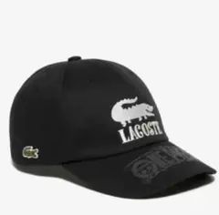 ラコステ  ワンピース  コラボ  キャップ 日本限定 ラコステ ワンピース コラボ キャップ ブラック