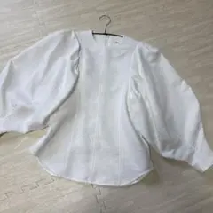 OHGA スズランブラウス　ホワイト